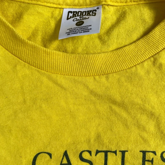 Crooks and castles yellow shirt small - Picture 4 of 5